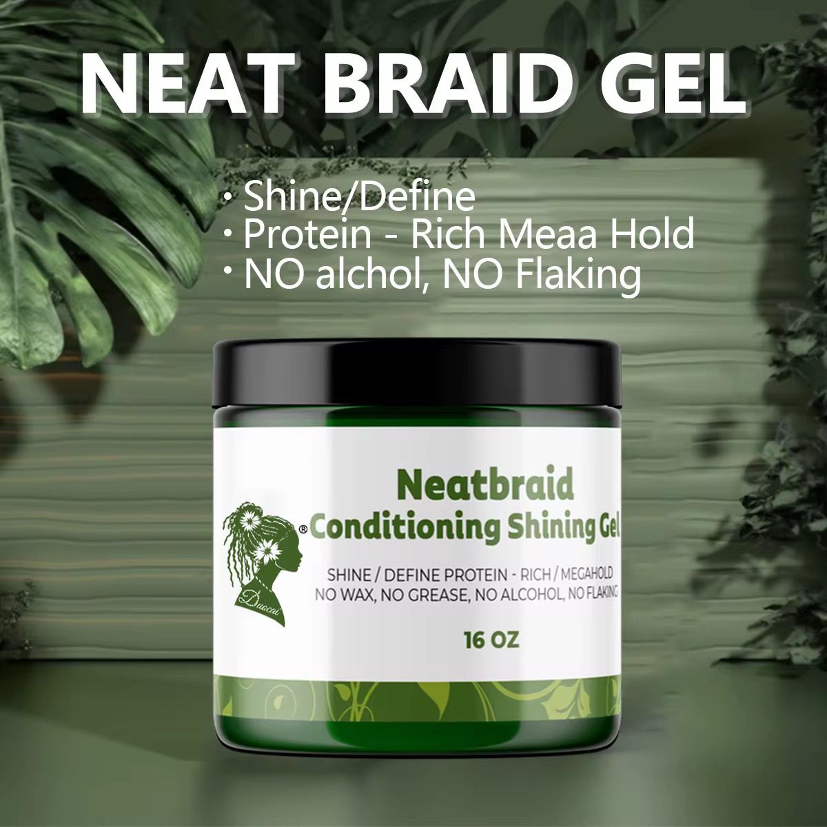 Neatbraid Conditioning Shining Braiding Gel 16 oz.