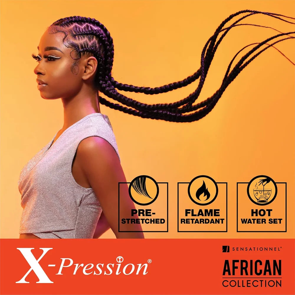 SENSATIONNEL 4X X-Pression Pre-Stretched Braid 38″