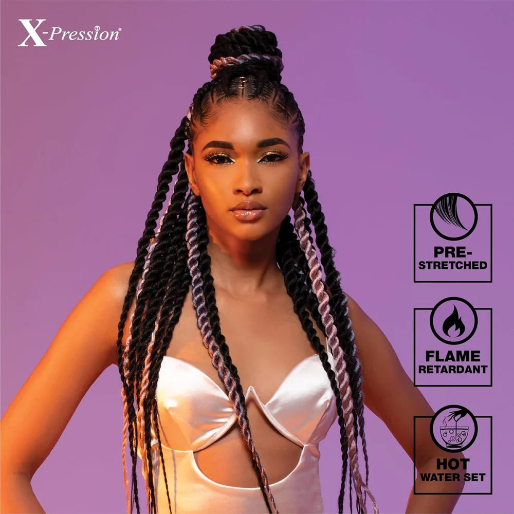 SENSATIONNEL 4X X-Pression Pre-Stretched Braid 38″