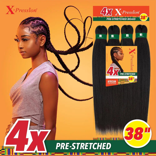 SENSATIONNEL 4X X-Pression Pre-Stretched Braid 38″